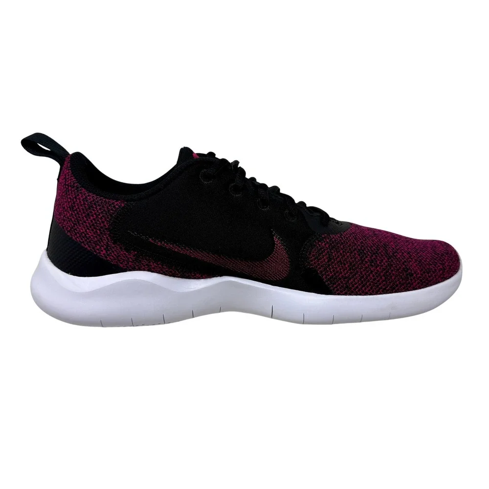 Nike Flex Experience Run 9 Running Shoes Black Fireberry CI9964-001 Womens Sz 10